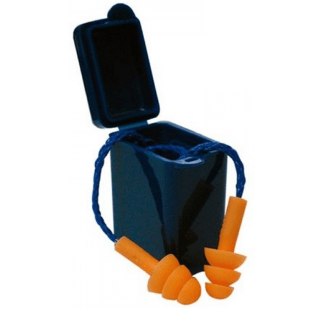 CORDED SILICONE EARPLUGS W/CASE